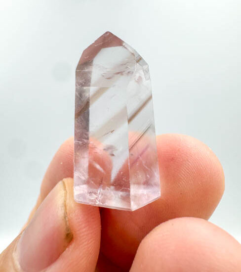 Powellite Ametrine Polished Points - Mini (UV Reactive)