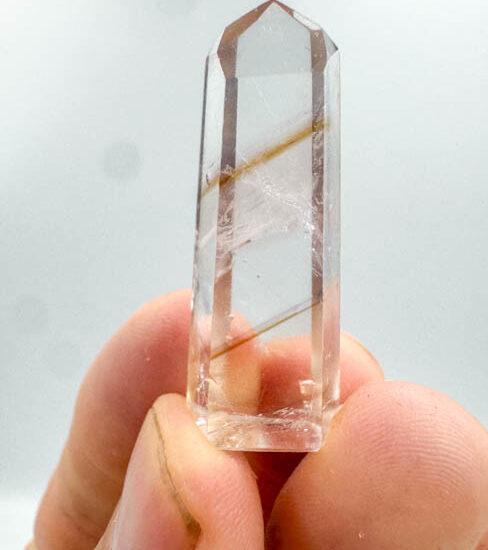 Powellite Ametrine Polished Points - Mini (UV Reactive)