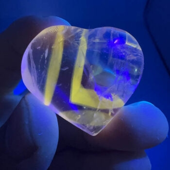 Amethyst Hearts - Mini (UV Reactive)