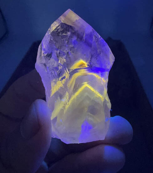 Ametrine Semi Polished Towers (UV Reactive)