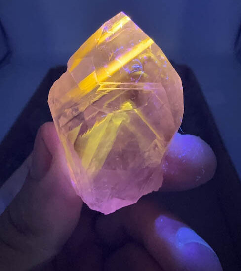Ametrine Semi Polished Towers (UV Reactive)