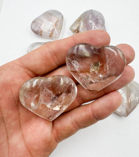 Ametrine Hearts (UV Reactive)