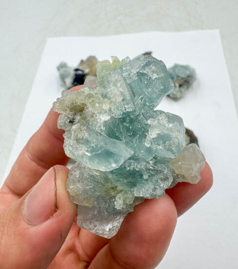 Natural Citrine w/ Aquamarine & Tourmaline (7 Pieces Lot)