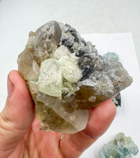 Natural Citrine w/ Aquamarine & Tourmaline (7 Pieces Lot)