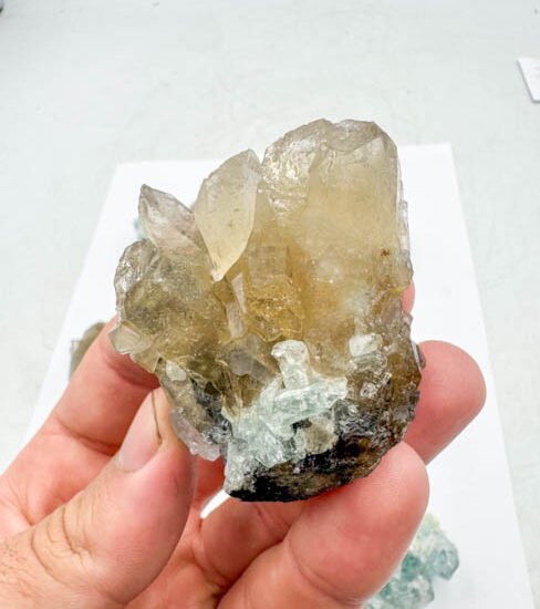 Natural Citrine w/ Aquamarine & Tourmaline (7 Pieces Lot)