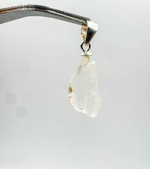 Rough Petalite Pendant (Sterling Silver)