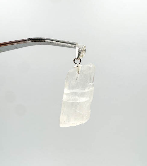 Rough Petalite Pendant (Sterling Silver)