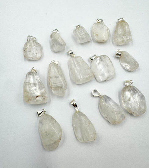 Petalite Tumbled Pendants (Sterling Silver)