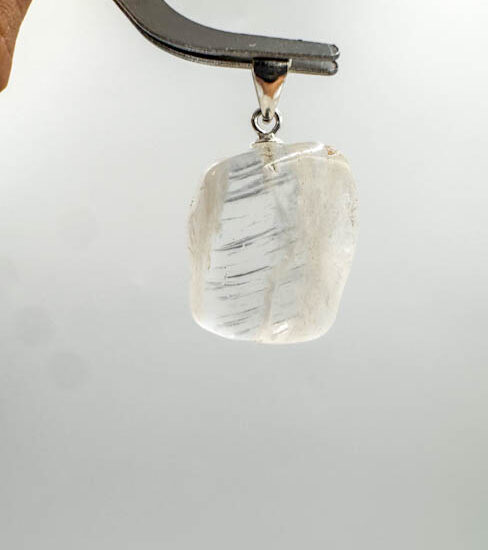 Petalite Tumbled Pendants (Sterling Silver)