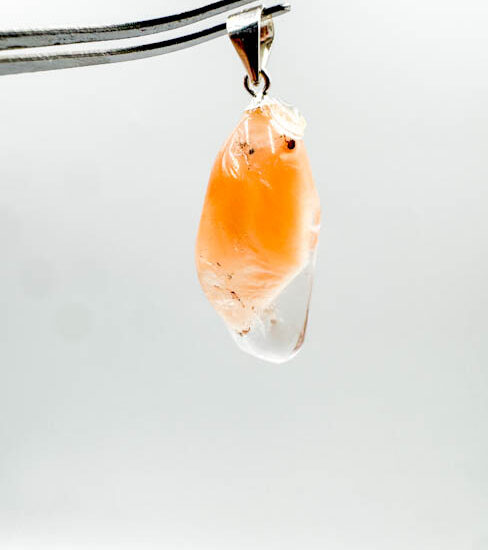 Amphibole Tumbled Pendants (Sterling Silver)