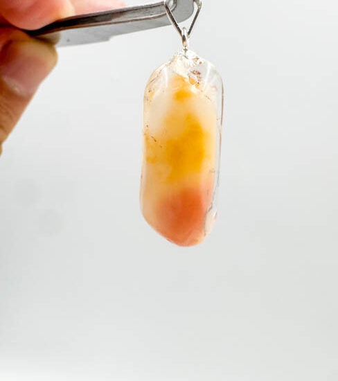Amphibole Tumbled Pendants (Sterling Silver)
