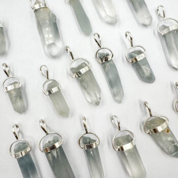 Blue Tara Rough Points Pendants (Sterling Silver)