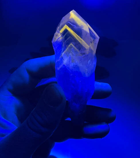 Ametrine Semi-Polished Wands (UV Reactive)