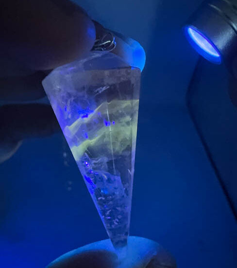 Amethyst Pendulums (UV Reactive)