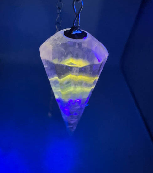 Amethyst Pendulums (UV Reactive)