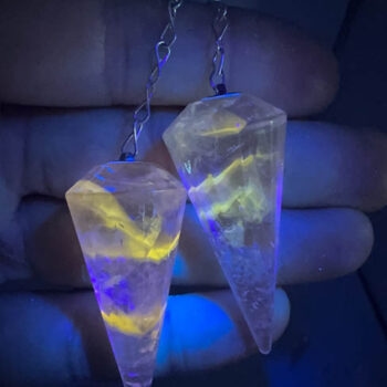 Amethyst Pendulums (UV Reactive)