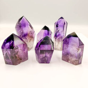 Smoky Amethyst Towers (750gr Lot)