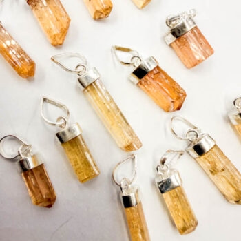 Imperial Topaz Pendants (Sterling Silver)