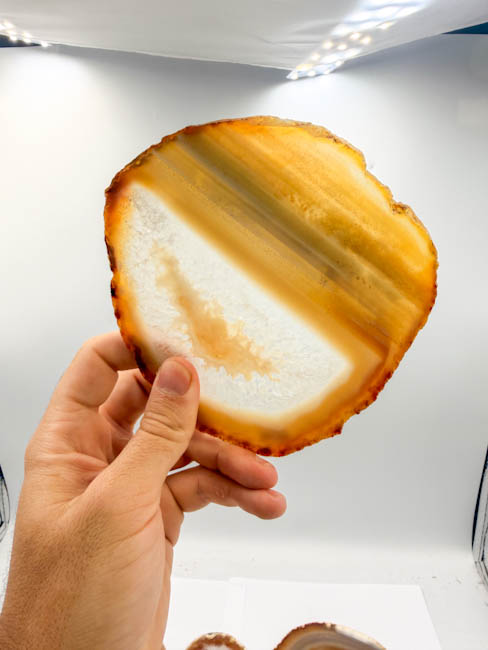 Natural Agate Slices (11 pieces lot) Natural Agate Slices (11 pieces lot)