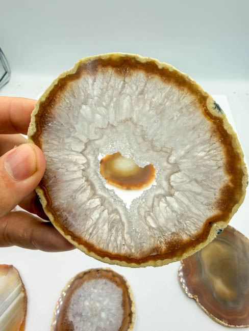 Natural Agate Slices (11 pieces lot) Natural Agate Slices (11 pieces lot)