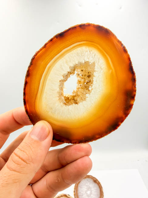 Natural Agate Slices (14 pieces lot) Natural Agate Slices (14 pieces lot)